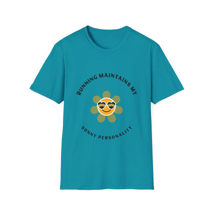 Running maintains my sunny personality T-Shirt