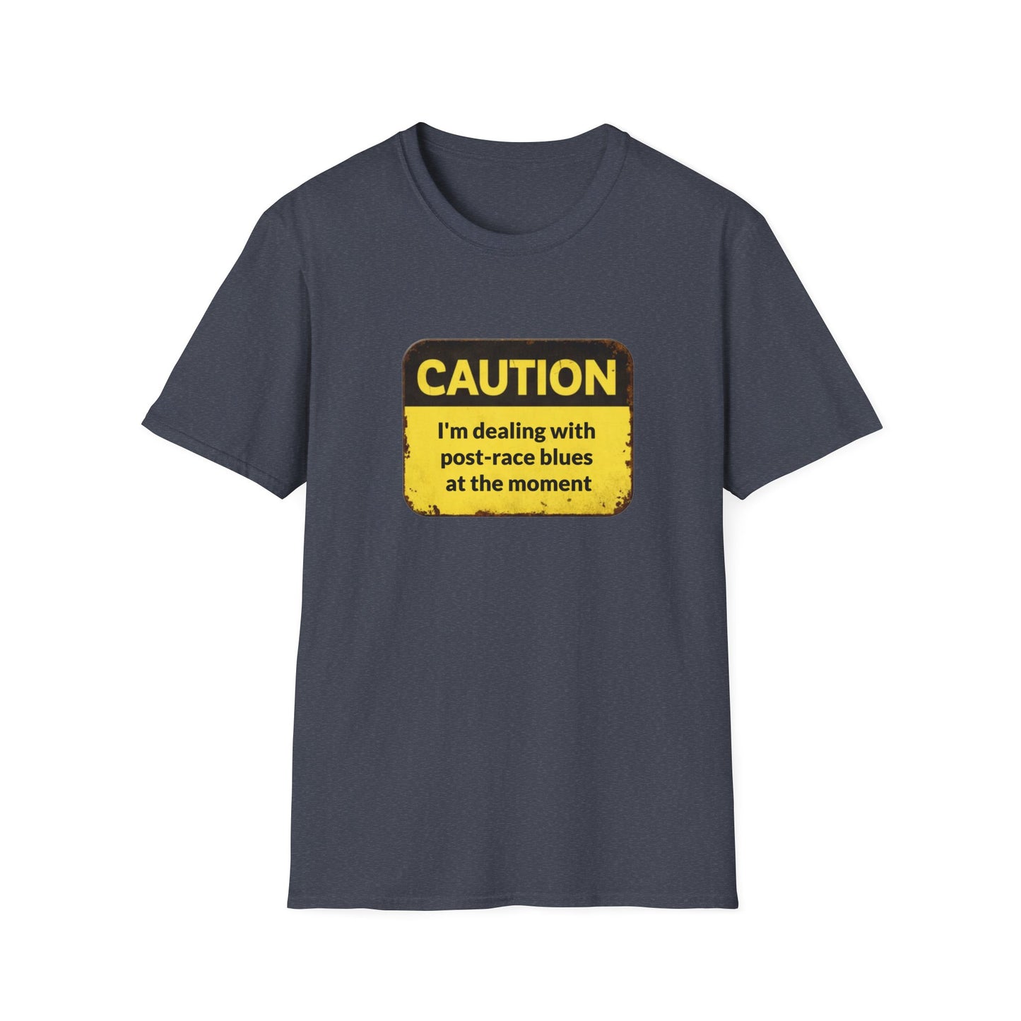Caution I'm dealing with post-race blues T-Shirt