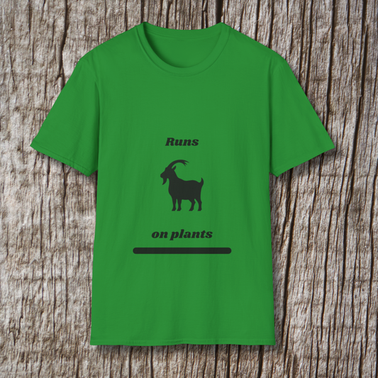 Runs on Plants T-Shirt | Mtn. Goat