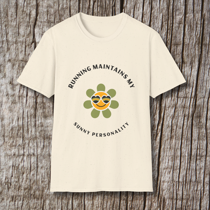 Running maintains my sunny personality T-Shirt