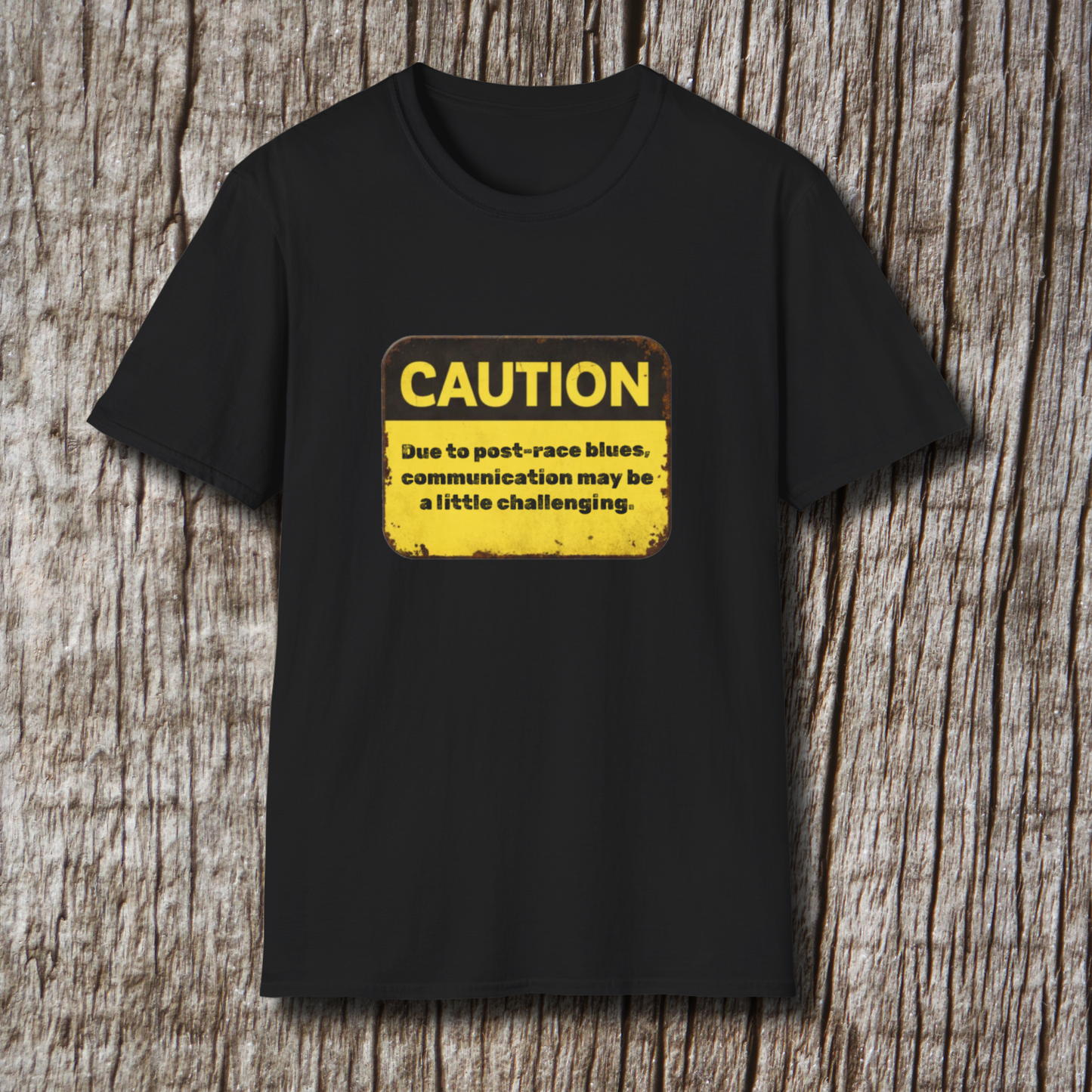 Caution I'm dealing with post-race blues T-Shirt